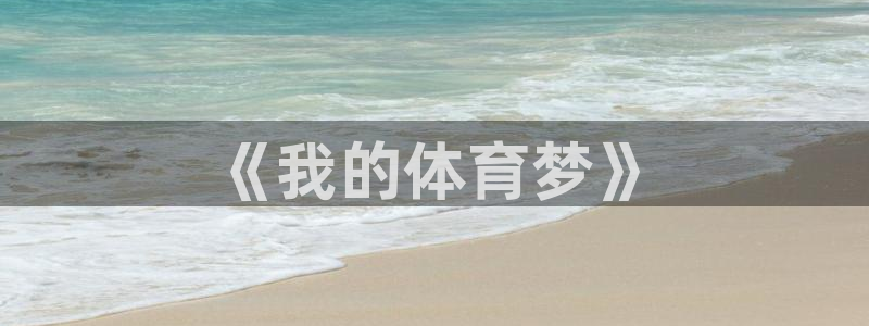 风速体育直播app：《我的体育梦》